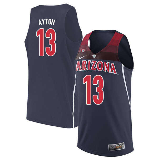 2018 Men #13 Deandre Ayton Arizona Wildcats College Basketball Jerseys Sale-Navy